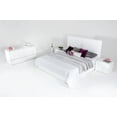 thumbnail image 3 of Italian Modern White Eastern King Bed, 3 of 5