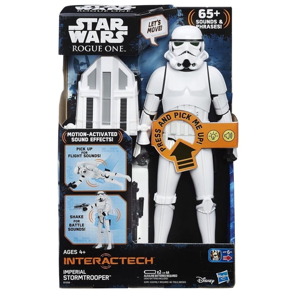 Star Wars Interactech Imperial Stormtrooper Action Figure, Storm Trooper