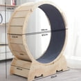 thumbnail image 5 of Queroig Cat Running Wheel with Locking Mechanism Bite/Scratch Resistant Steady Rotation Easy Assembled Ultra-Quiet Running Cat Exercise Wheel Indoor Cat Toy Cat Furniture, 5 of 7