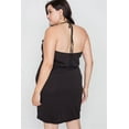 thumbnail image 3 of Plus Size Lace Detail Bodycon Mini Dress 3XL, 3 of 3