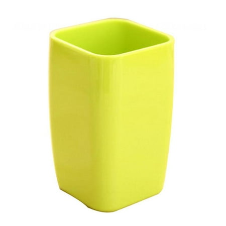 

400ml Simple Solid Color Drop-resistant Tooth Brush Cups Suitable for Toddlers Kids Couples Friends Gift Green