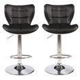 thumbnail image 2 of ViscoLogic Série DUKE Tabouret de Bar Pivotant Réglable en Hauteur 24 à 33 Pouces (Ensemble de 2 Tabourets), 2 of 6