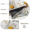 thumbnail image 6 of Round Rug 4Ft Washable Non-Slip, Spring Daisy Circle Area Rugs for Living Room Bedroom, Farmhouse Country Flower Leaf Plant Wood Grain Indoor Floor Mats Carpet Runner for Home Decor Aesthetic, 6 of 8