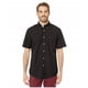 thumbnail image 1 of Camisa Tommy Hilfiger de manga corta con botones para hombre, color negro, 1 of 5