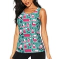 thumbnail image 3 of Goofa Excavator Printed Womens Workout Tops for Women Sleeveless Yoga Shirts Athletic Running Tank Tops Sleeveless Gym Clothes Workout Apparel-Small, 3 of 9