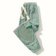 thumbnail image 4 of XIYON Men's Pants Slim Fit Joggers Corduroy Tapered Trousers Comfortable Stylish Versatile Outdoor Workwear Everyday Wear Streetwear, 4 of 7