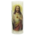 thumbnail image 1 of Mainstays 8" Unscented LED Wax Pillar Candle - Sacred Heart, 1 of 6