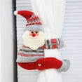 thumbnail image 2 of Sostenedor de la hebilla de la cortina de Navidad Decoración de la muñeca de la felpa del hogar Tieback Holdback Clip colgante de año nuevo Accesorio de decoración de regalo Hombre viejo Scienceny HA009083-01B, 2 of 6