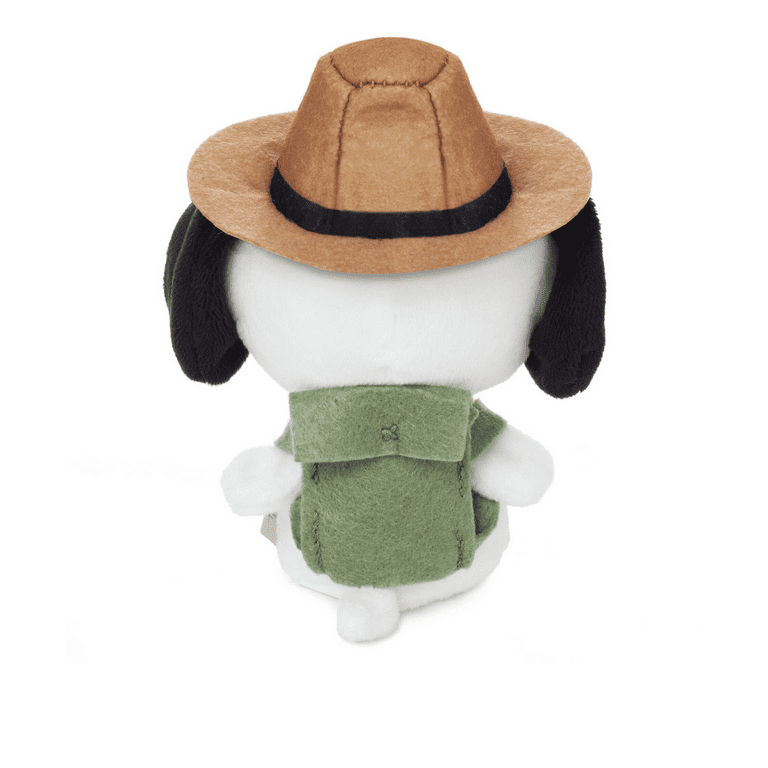 Hallmark Itty Bittys Peanuts Snoopy 50th Beagle Scouts Plush New
