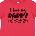 thumbnail image 3 of Inktastic I Love My Daddy with Hearts Boys or Girls Baby T-Shirt, 3 of 4
