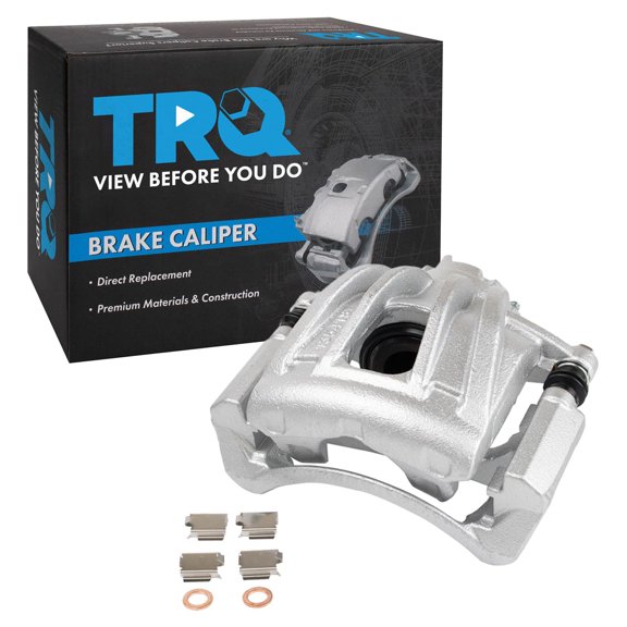 TRQ Front Right Brake Caliper w/Bracket Passenger Side Compatible with 2002-2007 Jeep Liberty