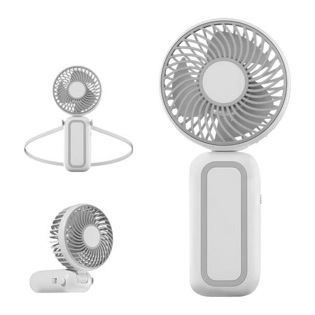 

Lizheee Chargeable Fan New Handheld Mini Hanging Rope Small Fan With USB Charging Foldable And Portable High Wind Neck Hanging Fan