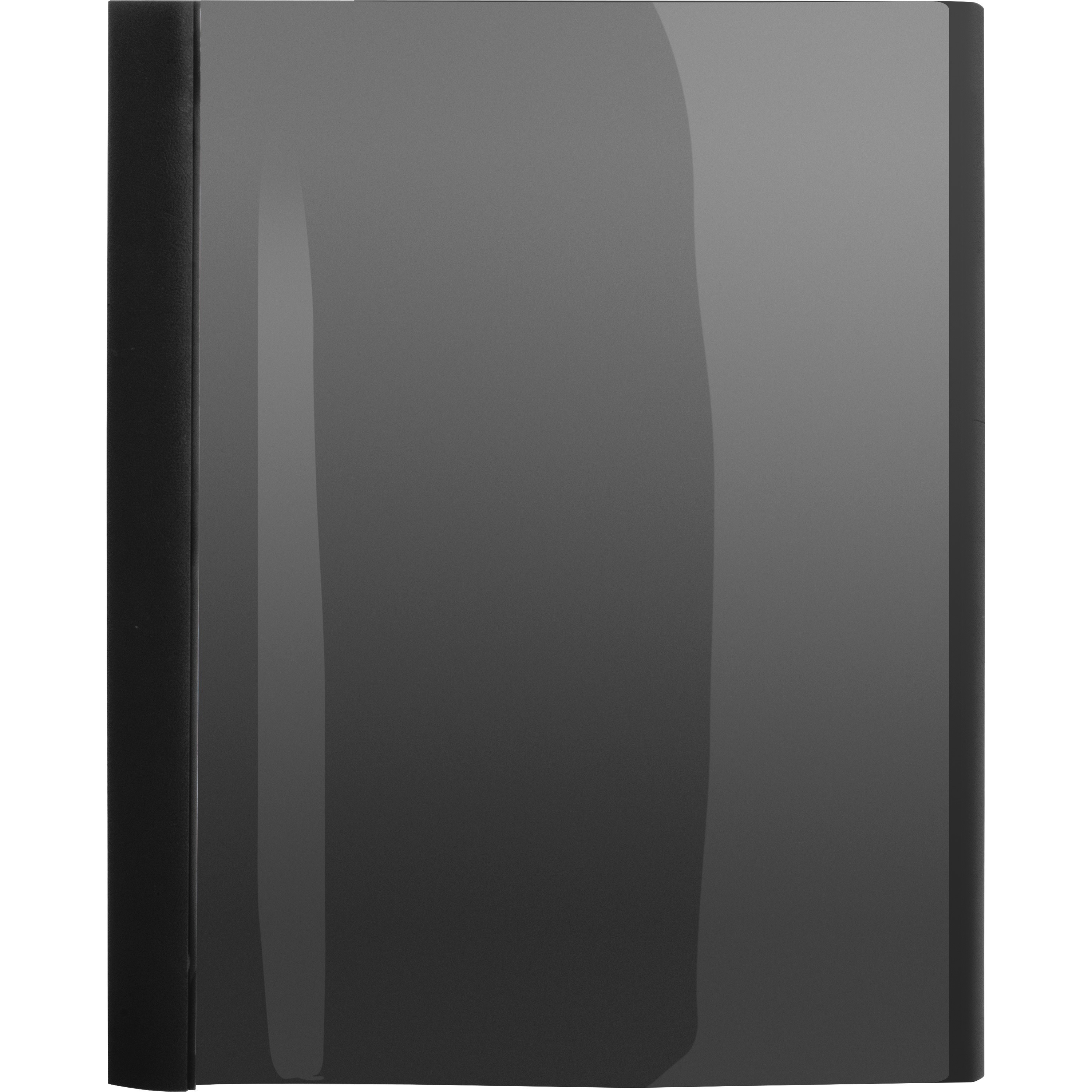 Business Source, BSN78512, Clear Front Bonded Report Covers, 25 / Box, Black