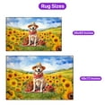 thumbnail image 5 of Vintage Labrador Retriever Says Hello Mother's Day Summer Sunflower Field Indoor Rug Lab Dog Lover Gifts Carpet Living Bed Room Sofa Home Decor - 12005, 5 of 5