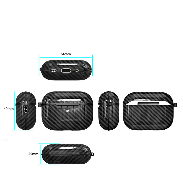 2022 Airpods Pro 2 Case - Carbon Fiber Shockproof Protective Cover