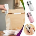 thumbnail image 1 of Sellador al vacío portátil para alimentos - Mini sellador de bolsas eléctricas blancas, USB recargable y magnético para cocina, viajes, sobras, 1 of 5