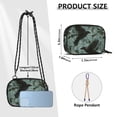 thumbnail image 4 of FORMRS Mini Crossbody Bag for Women Adjustable Shoulder Rope Travel Casual Phone Purse, Mystic Crows Pattern, 4 of 7