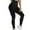 Black, variant on PEASKJP Carpi Leggings for Women High Waisted Crossover Workout Lounge Bell Bottom Jazz Dress Pants, Wine L