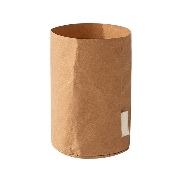 Bolsa de papel kraft lavable, gruesa, impermeable, para macetas de suculentas, plantas verdes, funda decorativa con forro de malla para plantas de interior, contenedor de almacenamiento multiusos.