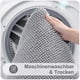 thumbnail image 4 of Laklulu Homaxy - Alfombra de baño de chenilla antideslizante, lavable, suave, absorbente, para ducha, 40 x 60 cm, color gris claro, 4 of 7