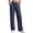 Navy, variant on Horkkom Sweatpants Women Elastic Waist Drawstring Straight Leg Pants Casual Comfy Loose Sweat Pants with Pockets L