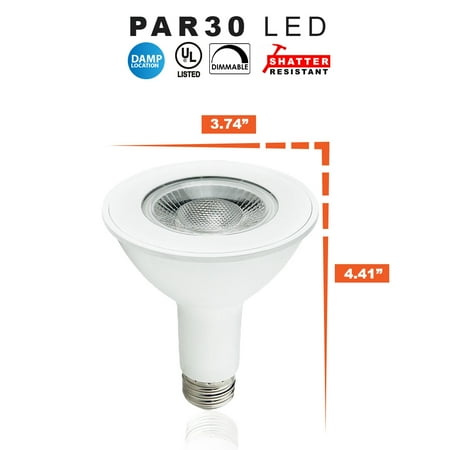 UPC 887437027363 product image for 10 Pack LED Light Bulb 14W (75W Equivalent) PAR30 (E26) Dimmable, SoftWhite Wet  | upcitemdb.com