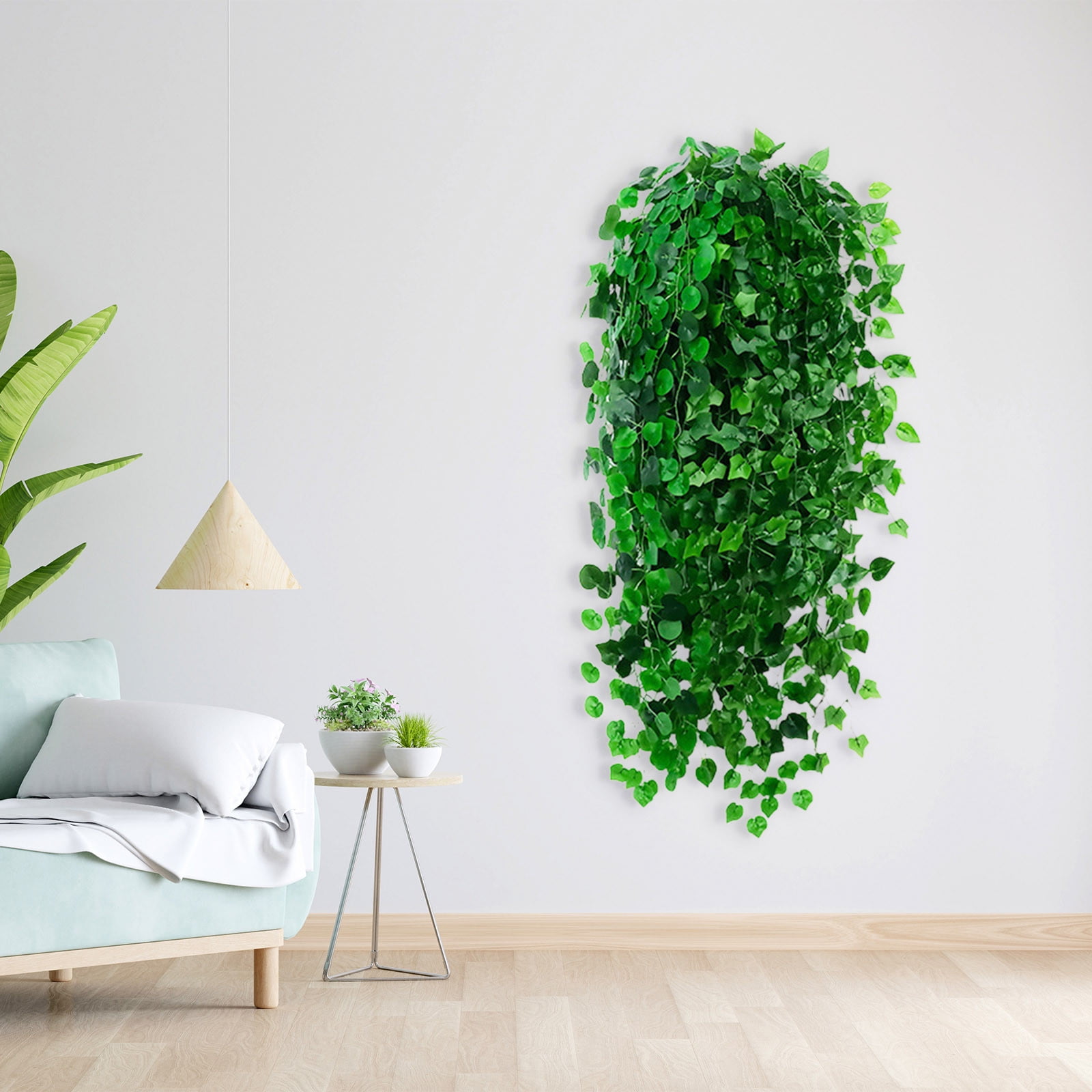 Clearance! Titcea 41 Inch Grape Leaf Artificial Flower Vines, Ivy Wall Hanging Silk Flower Garland Faux Flowers for Outdoors Spring Wedding Garden Party Home Arch Decor