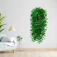 thumbnail image 4 of IPEWLEX Artificial Hanging Plants - Begonia Ivy Grape Leaf Wall Decor for Indoor Outdoor Wedding Office Home Decoration - 105cm, 4 of 5