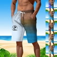 thumbnail image 2 of CHENge Men's Board Shorts No Liner Breathable Floral Swim Trunks Quick Dry Vacation Beach Shorts with Soft Mesh Lining Anti-Chafe Summer Swimwear, 2 of 5