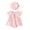 Pink Dress+Hat, variant on HWJAD Butterfly Lace One-Piece Romper Dress and Headband Set for Newborn Baby Girls Infant Tulle Bodysuit Dresses Summer Outfits