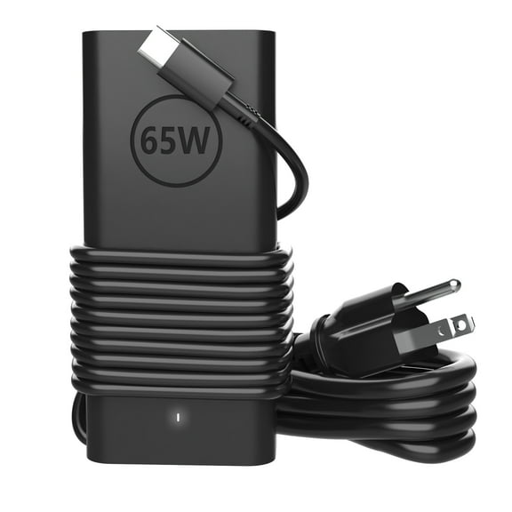 60W 65W USB C Laptop Charger for Dell Latitude 5540 5550 5420 5450 3550 3450 7440 7430 5530 3540 5430 5520 7420 e5440 for Dell Chromebook XPS 13 Computer 65 Watt USB-C Type C AC Power Adapter