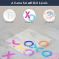 thumbnail image 4 of American Art Decor Acrylic Tic Tac Toe Board Game Set X's & O's - Coffee Table Decor - Multicolor, 10" x 10", 4 of 6