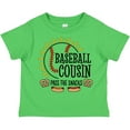 thumbnail image 3 of Inktastic Baseball Cousin Pass the Snacks Boys or Girls Toddler T-Shirt, 3 of 5