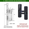 thumbnail image 2 of IP65 Waterproof Lock Electronic Smart Door Lock With Fingerprint/Smart Card/Password/Key/APP Unlock ,Integrated Smart Home, 2 of 6