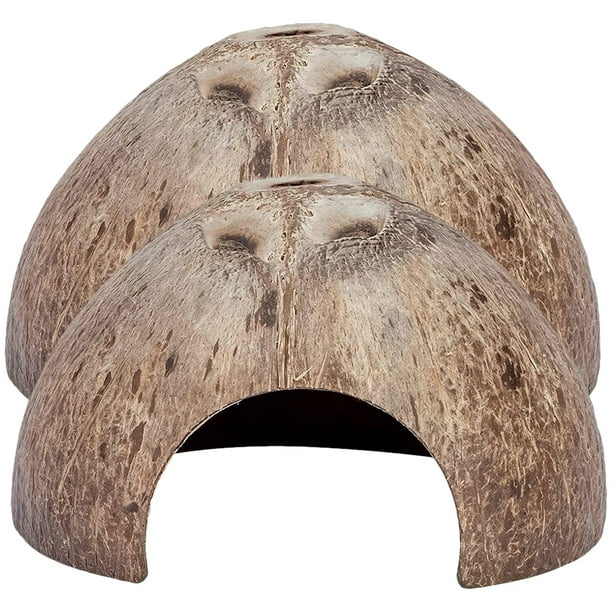 ColoMX 2 uds delicadas cuevas de reptiles terrario escondites de reptiles decoraciones decorativas para terrario