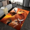thumbnail image 6 of FUBUKED Lion King Rug Ultra Soft Cartoon Rugs for Bedroom Bathroom Home Living Room Cute Doormat Crystal Velvet Carpets Floor Sofa Mat, 6 of 6