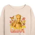 thumbnail image 3 of Marvel Guardians of the Galaxy - Groot Florals - Women's French Terry Pullover Sweatshirt, 3 of 5