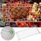 thumbnail image 1 of Red de acero inoxidable para parrilla de barbacoa, paquete de 1, malla pequeña para hornos y parrillas portátiles, superficie antiadherente y fácil de limpiar para hamburguesas, verduras y, 1 of 8
