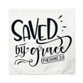 thumbnail image 2 of Saved by Grace | Pillow Cover | | Faith Gift | Gospel Home Decor | Ephesians 2:8 | Famous Quotes | Motivational Quotes | Bedroom Decor, 2 of 3