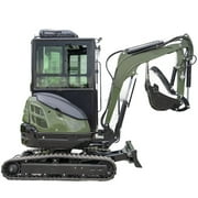 TYPHON TERROR XXV 2.7 Ton Mini Excavator with AC/Heater Cabin | 25.1 HP Kubota D1105 | Retractable Tracks