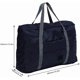 thumbnail image 2 of Maleta de Viaje Plegable, Bolsa de Lona Impermeable de Gran Capacidad para Cabina de Avión Organizadores de Equipaje para Viajes Gimnasio Deportes (Blue), 2 of 4