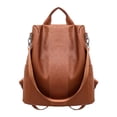 thumbnail image 1 of Mikilon Woman Anti-theft Backpack Bag Casual Wild Soft Leather Dual-use Small Backpack, 1 of 1