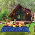 thumbnail image 4 of LanSuare Disposable Patriotic Tablecloth, 4th of July Party Decor, Plastic Flag Design, Memorial Day & Holiday Celebration Essentials, 4 of 6