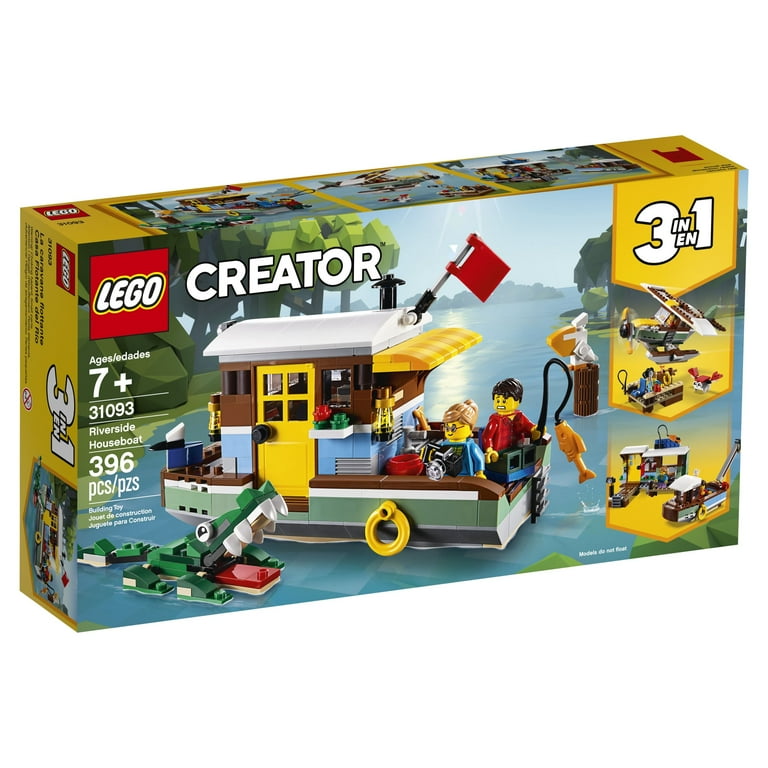 UEFNです！ LEGO Creator 3in1 Riverside Houseboat Building Set 31093, 3 Build