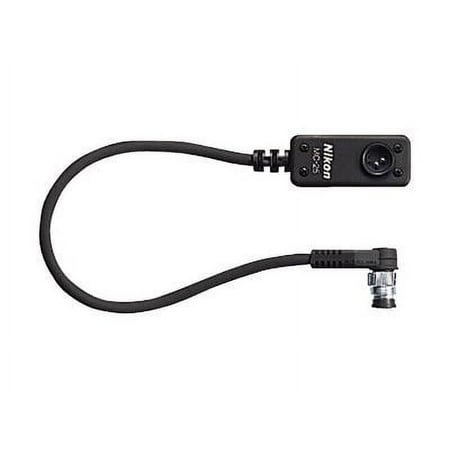 Nikon MC 25 - Remote control cable - 9.8 in - for Nikon AR-10, D1, D100, D1H, D1X, D200, D2H, D2X, MC-10, MC-12B; F 100, 5, 5 50th, 6, 90X
