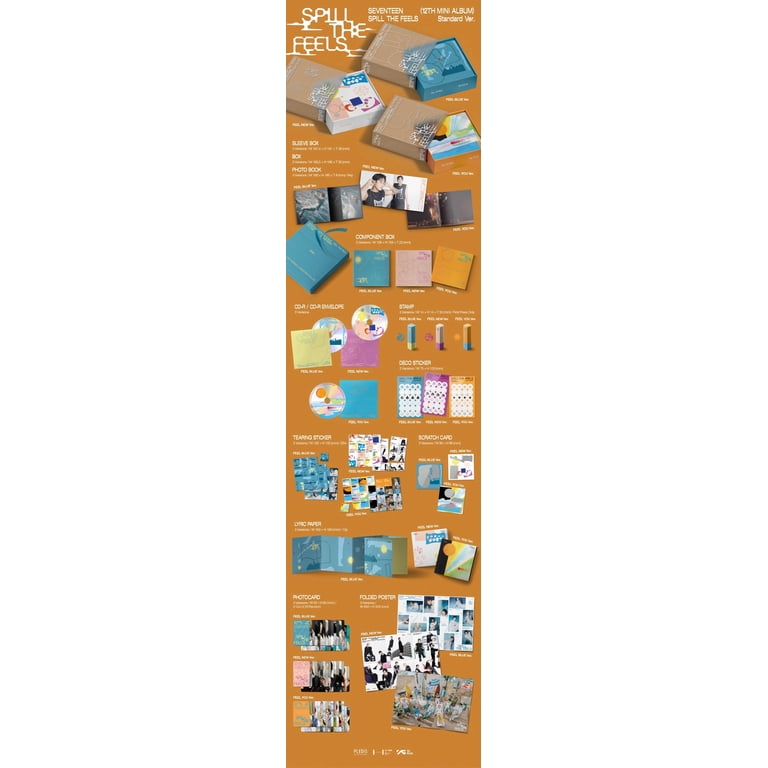 Seventeen, 12th Mini Album, Spill The Feels, Feel Blue Version