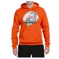 thumbnail image 2 of Wild Bobby, Mermazing Mermicorn Cute Gift Women Girls, Streetwear, Unisex Graphic Hoodie Sweatshirt, Orange, Small, 2 of 3