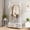 White, variant on 31.5"W Heavy Duty Rolling Clothes Rack with Storage Basket & Locking Wheels, Portable Garment Rack, Black