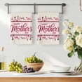 thumbnail image 3 of Happy Mother's Day Kitchen Towels Set of 1, Pink Floral Buffalo Plaid Burlap Absorbent Dish Towels for Kitchen, Microfiber Hand Towel, Quick Drying Tea Towel for Cleaning Decorative Dishcloths, 3 of 7