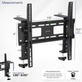 thumbnail image 5 of VIVO Heavy Duty 32" to 50" Clamp-on Mantel TV Mount, 5 of 8